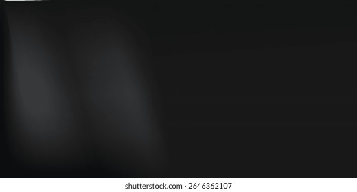 Fundo preto limbo. Fundo de gradiente escuro abstrato. Parede colorida do estúdio, quarto, suporte para exposição do produto ou foto. Banner moderno com espaço vazio para texto publicitário
