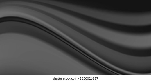 Limbo black background. Abstract dark gradient backdrop. Color wall of studio, room, stand for product display or photo. Modern Vector illustration.