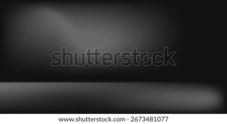 Limbo black background. Abstract dark gradient backdrop. Color wall of studio, room, stand for product display or photo. Modern banner with empty place for advertising text best