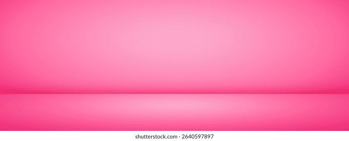 Limbo soft pink background. Abstract studio gradient bg. Modern banner with empty space for advertising text. Vector illustration