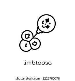 Limbtoosa icon. Trendy modern flat linear vector Limbtoosa icon on white background from thin line Diseases collection, editable outline stroke vector illustration