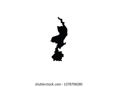 Limburg outline map Netherlands region Holland province