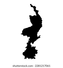 Limburg province of the Netherlands. Vector illustration.