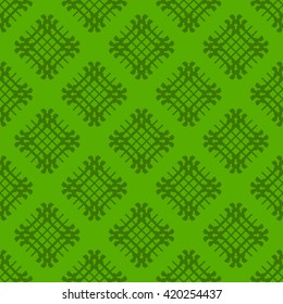 Lime abstract background, striped textured geometric seamless pattern