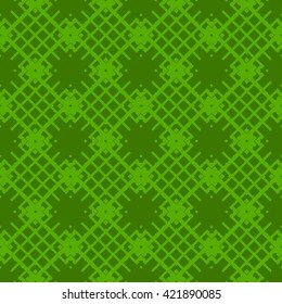 Lime abstract background, striped textured geometric seamless pattern