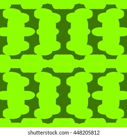 Lime abstract background, striped textured geometric seamless pattern