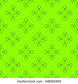 Lime abstract background, striped textured geometric seamless pattern
