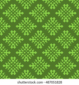 Lime abstract background, striped textured geometric seamless pattern