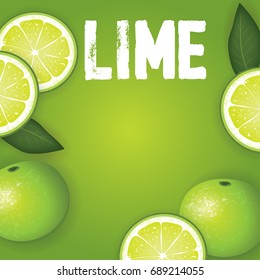 lime background vector illustration