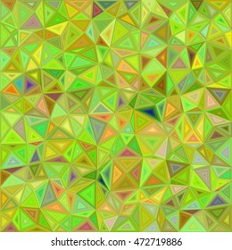 Lime color irregular triangle mosaic vector background design