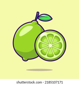 Lime cute icon vector illustration design