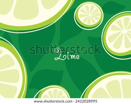 Lime drawing, Fruit hand drawn, vector illustration.