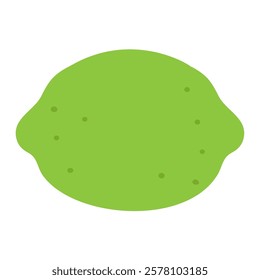 Lime. Flat icon. Vector illustration. Organic healthy food. 