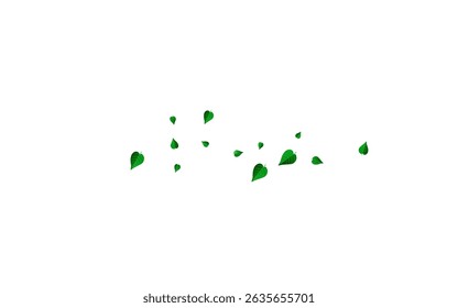 Lime Foliage Ecology Vector White Background Pattern. Tree Leaves Wallpaper. Forest Greens Motion Concept. Leaf Herbal Poster.