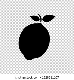 lime fruit icon design flat vector illustration