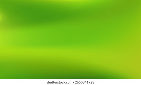 Fondo verde lima. Bolso estético liso brillante. Textura de onda orgánica. Ilustración vectorial. EPS 10.