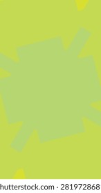 A lime green background with overlapping lighter green shapes arranged in a scattered collage.