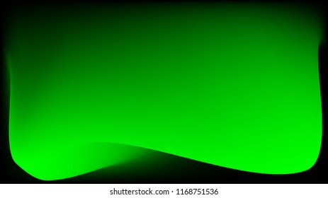 Lime green and black abstract vector background with copy space. Random mesh gradient pattern 