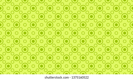 Lime Green Circle Pattern Background