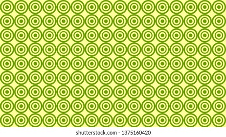 Lime Green Circle Pattern Design