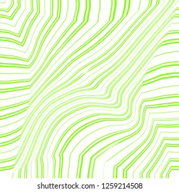 lime green irregular lines pattern on white background, vector illustration