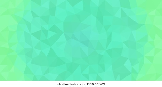 Lime Green Low Poly Vector Gradient Texture. Colorful Polygonal Illustration, Good As A Cell Phone, Marketing Material, Or Website Background. All Polygons Are In Separate Layers.