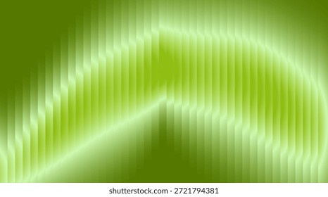 Gradiente de onda luminosa verde-limão com fluxo de luz estriado fundo abstrato