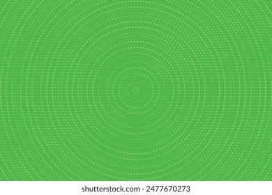 Lime green radial pop art retro background with halftone in comics style background. Abstract halftone background fit for social media post, presentation banner, poster, flyer, business card etc.
