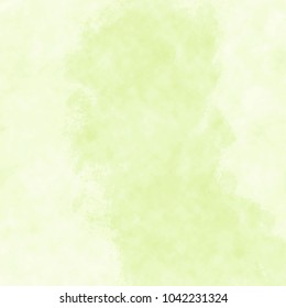 lime green watercolor cloud scape marble structure pattern with different shaded areas, vector illustration