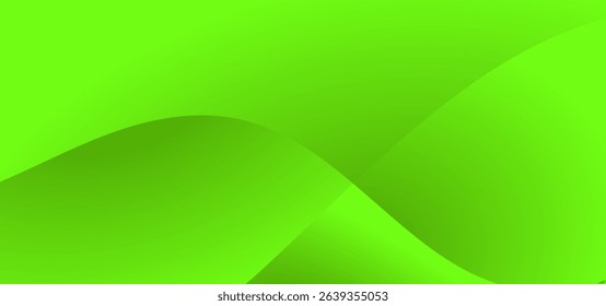 Lime green wavy gradient background - great for design inspiration