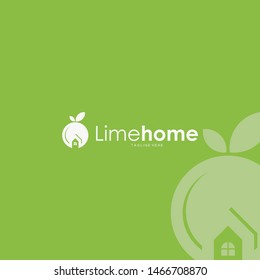 LIME HOME LOGO DESIGN UNIQUE