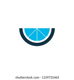 Lime icon colored symbol. Premium quality isolated citrus element in trendy style.
