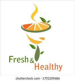 lime icon, lemon slice, fresh healthy fruit(vector)