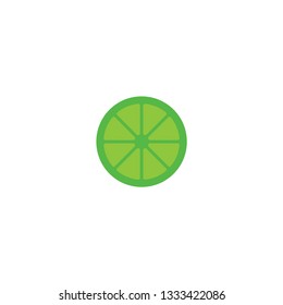 lime icon on a white background