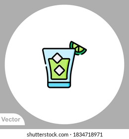 Lime juice icon sign vector,Symbol, logo illustration for web and mobile