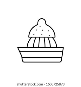 Lime juicer icon. Simple line, outline vector cooking icons for ui and ux, website or mobile application