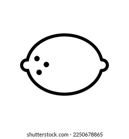 Lime line icon isolated on white background. Black flat thin icon on modern outline style. Linear symbol and editable stroke. Simple and pixel perfect stroke vector illustration.