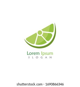 Lime logo design, Isolated lime creative template vector