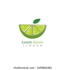 Lime logo design, Isolated lime creative template vector