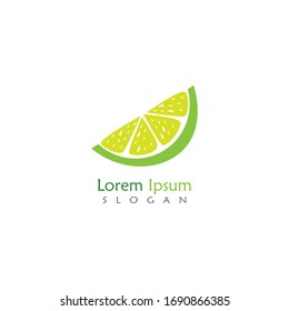 Lime logo design, Isolated lime creative template vector