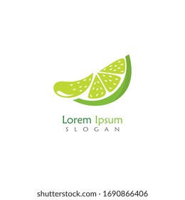 Lime logo design, Isolated lime creative template vector