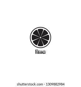 Lime logo. Isolated lime on white background. EPS 10. Vector illustration