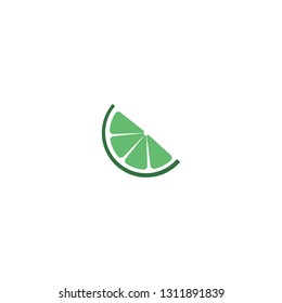 Lime logo. Isolated lime on white background. EPS 10. Vector illustration