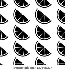 Lime logo. Isolated lime on white background. EPS 10. Vector illustration. Black lime silhouette citrus seamless pattern