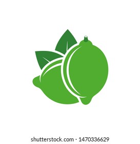 Lime Logo. Isolated Lime On White Background