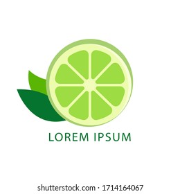 Lime Logo Vector Illustration. Logo Design Template.