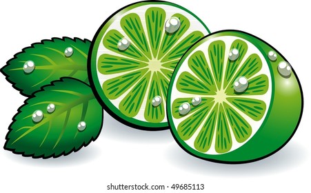 Lime and mint