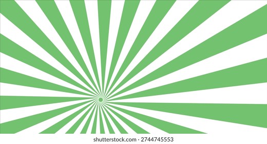 Lime Mint Green color and white color Sunburst for the background. flag of japanese. The rising sun.
