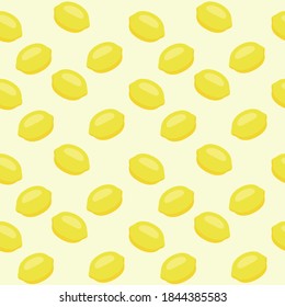 Lime pattern fruits wallpaper printing decorative banner white isolated background with flat color style