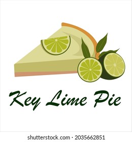 Кеу Lime Pie. Classic traditional American dessert favorite. 